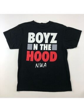 Boys in the Hood black tee mens medium